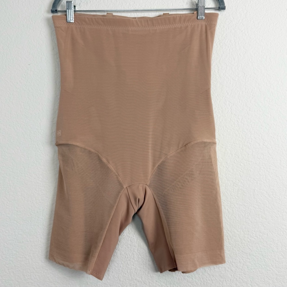 Honeylove Women's Superpower Shorts Beige Brown Compression Flexible Boning